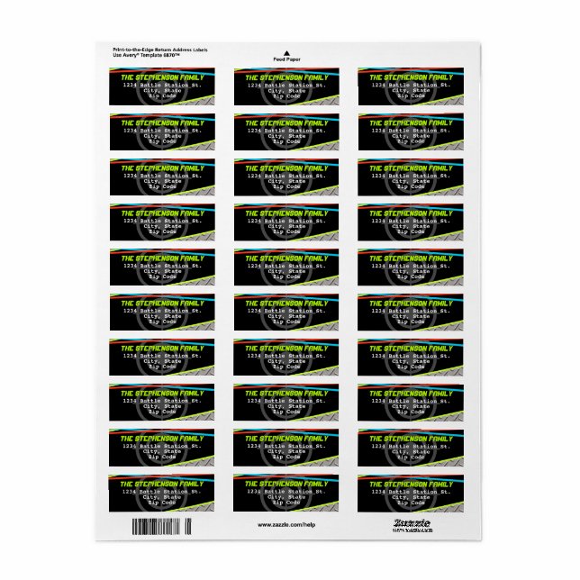 Laser Tag Boys Birthday Party (Full Sheet)