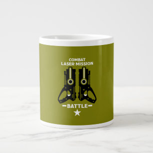 Laser Tag Combat Mission Kids   Giant Coffee Mug