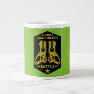 Laser Tag Combat Mission Kids T-Shirt Giant Coffee Mug