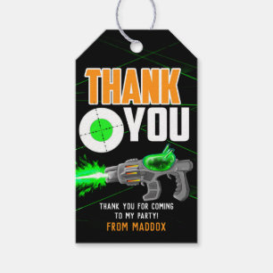 Laser Tag Favor Tags Laser Tag Gift Tags