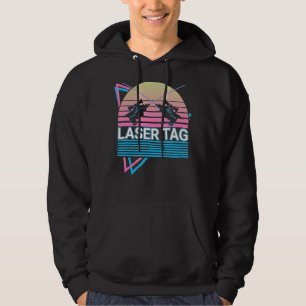 Laser Tag Game Lasertag Retro Hoodie
