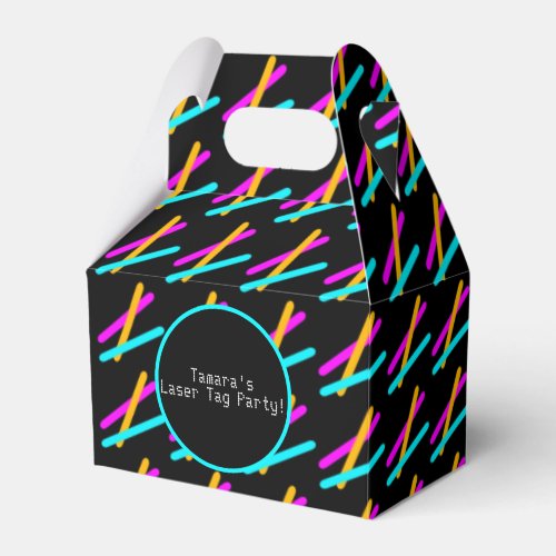 Laser Tag Glow Party Carry Extreme Glow Favor Box