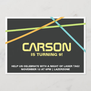 Laser Tag Invite