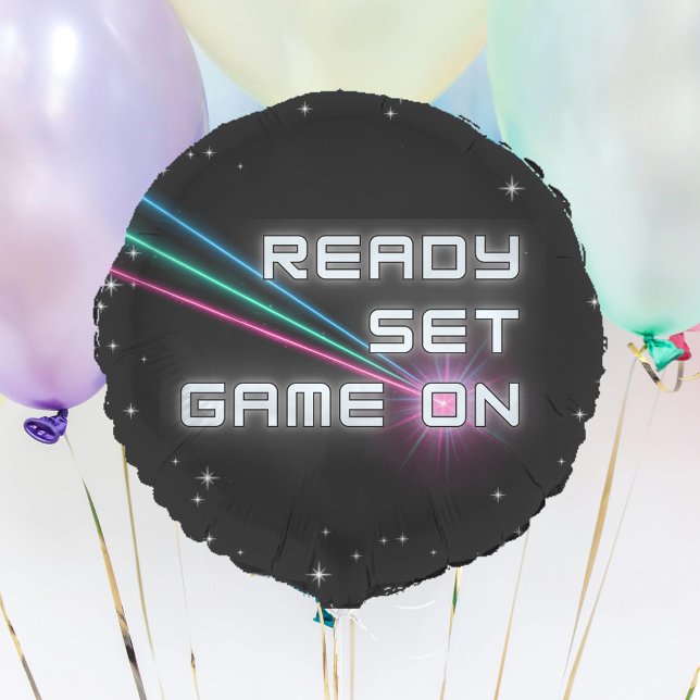 Laser Tag Neon Birthday Party Balloon (Laser Tag Neon Birthday Party Balloon
)