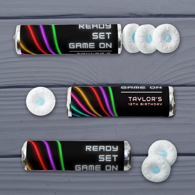 Laser Tag Neon Light Birthday Party Breath Savers® Mints (Laser Tag Neon Light Birthday Party Breath Savers® Mints
)