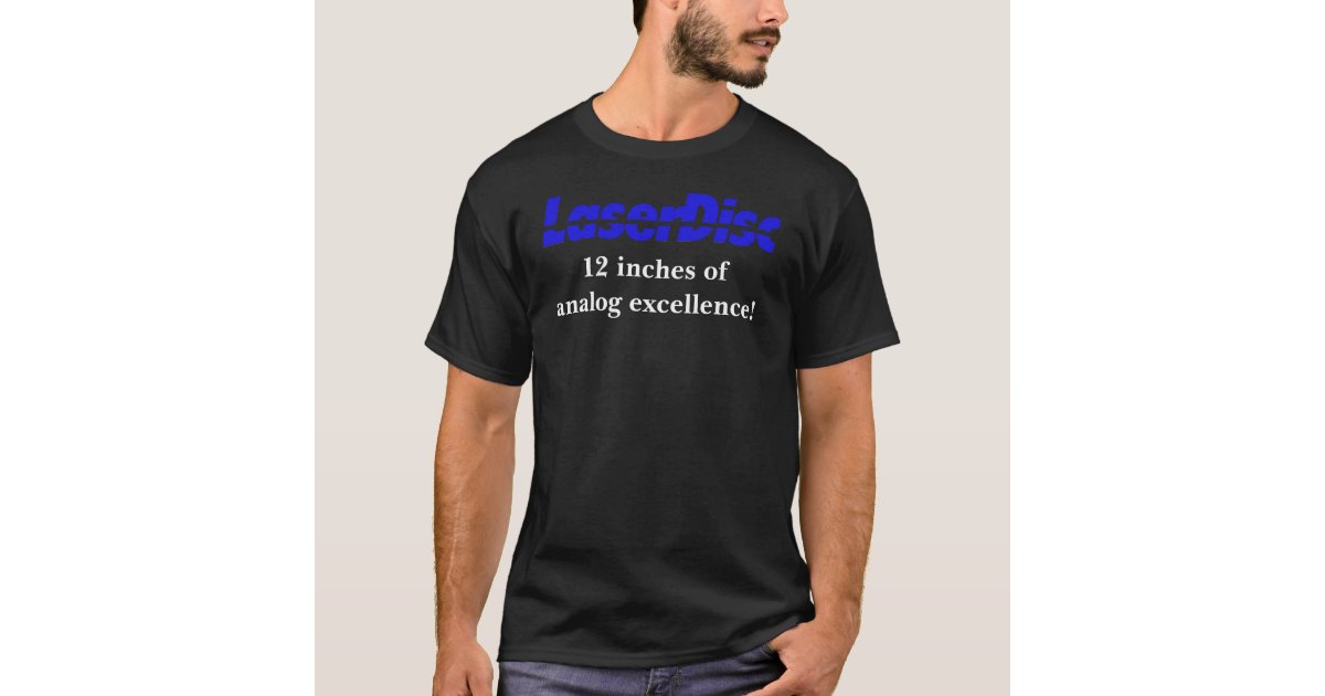 Laserdisc 12 inches TShirt Zazzle