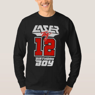 Lasertag 12 Years Birthday Boy  Laser Tag  For Boy T-Shirt