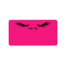 Lash Artist Address Label Sticker