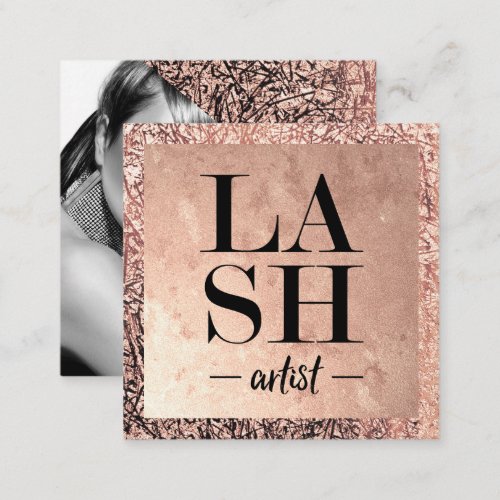 LASH ARTIST Business Card Template