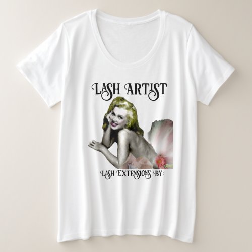 Lash Artist Customizable T_Shirt