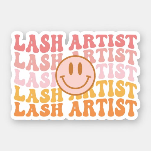 Lash Artist Lash Tech Esthetician Makeup Artist Sticker