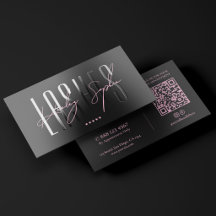 Lash Artist Minimal Aesthetic Pink Black