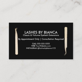 Lash Artist Tools Business Card by LASH411 at Zazzle