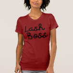Lash Boss Babe T-shirt at Zazzle