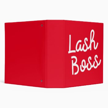 Lash Boss Binder by LashSwagbyMax at Zazzle