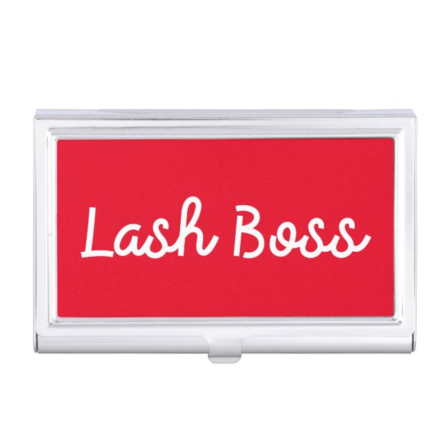 Lash Boss Business Card Holder (Front)