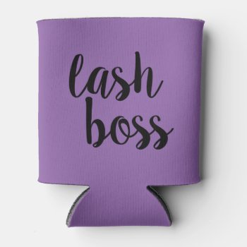Lash Boss Can Cooler by LashSwagbyMax at Zazzle