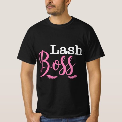 Lash Boss Cute Eyelashes Love Lash Extension T_Shirt