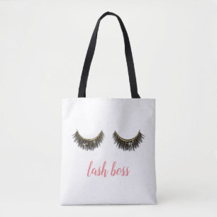 Lash Boss Eyelash Extensions Makeup Artist Tote Bag