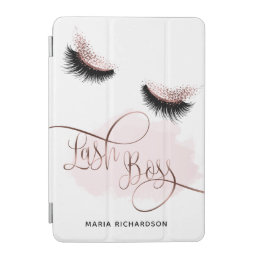 Lash Boss Makeup Eyebrow Eyes Lashes Rose Gold iPad Mini Cover