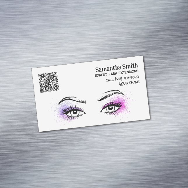 Lash Brow Tech Custom QR Business Card (In Situ)
