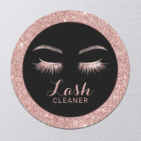 Lash Cleaner Modern Rose Gold Glitter