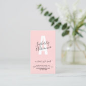 Lash Extension Aftercare Business Card (Standing Front)