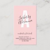 Lash Extension Aftercare Business Card (Front)