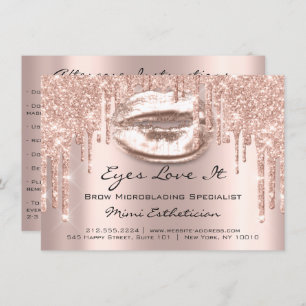 Lash Extension Aftercare Instruction Spark Kiss Invitation