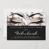 Lash Extension Aftercare Instructions Copper Marbl (Front)