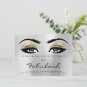 Lash Extension Aftercare Instructions Silver Gray (Standing Front)