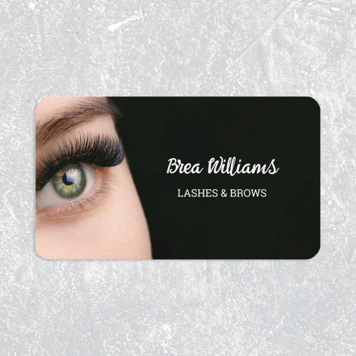 Lash Extension Business Card