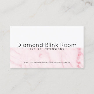 Lash Extensions Aftercare Business Card