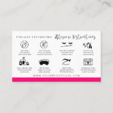 Hot Pink and Black Simple Modern Personal Trainer Business Card