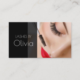 Lash Extensions Beauty Salon Business Card