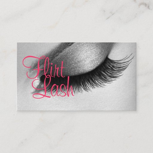 Customizable Lash Extensions Lashes Beauty Cosmetology Salon Business Card Template
