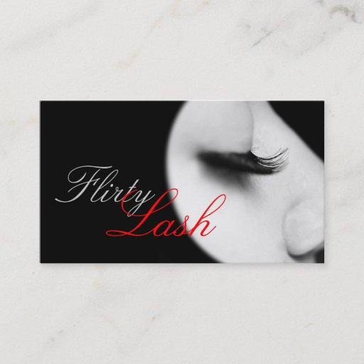 Customizable Lash Extensions, Lashes, Beauty, Cosmetology Salon Business Cards