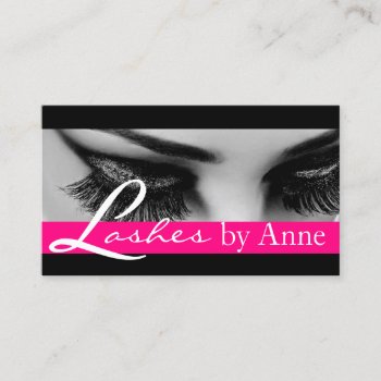 Lash Extensions Lashes Beauty Cosmetology Salon Business Card by olicheldesign at Zazzle