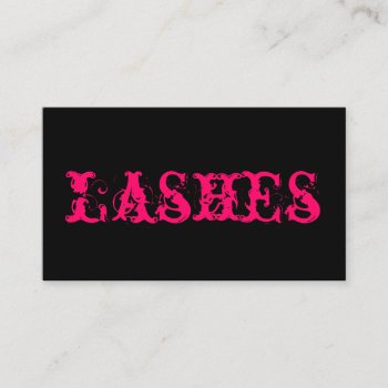 Lash Extensions  Salon Business Card by olicheldesign at Zazzle
