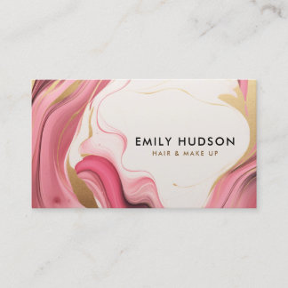 Lash Hair & Make Up Business Card