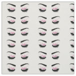 lash queen long lashes with crown eyes makeup art fabric