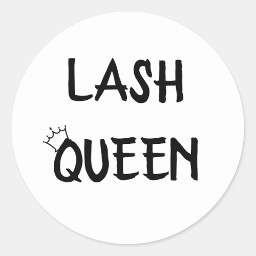 Lash Queen Stickers