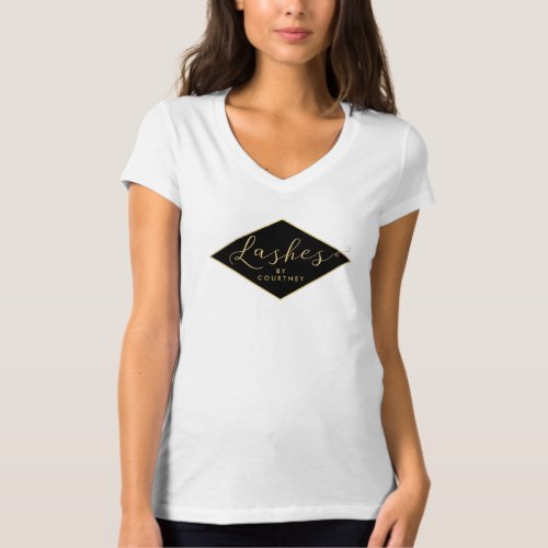 Lash Salon BlackGold Personalized T_Shirt