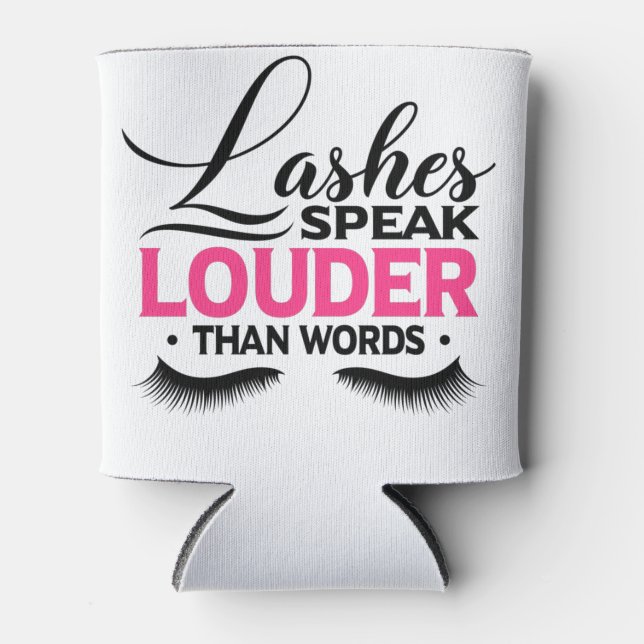 Lash Tech Lash Technician Lashes Eyelash Can Cooler (Front)