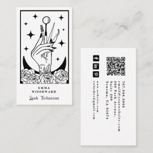 Lash Tech Tarot Business Card