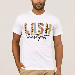 Lash Therapist Leopard Eyelash Tech Lash T-Shirt