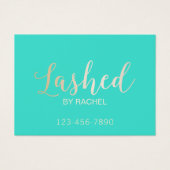 Lashed Makeup Artist Aftercare Instructions (Front)