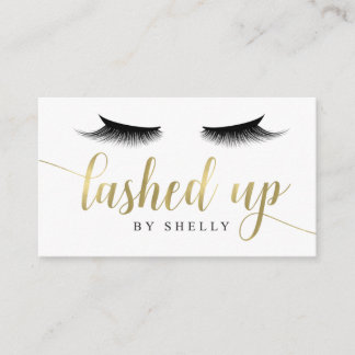 Lashed Up By Shelly Business Card