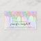 Lashes aftercare unicorn holographic glitter drips
