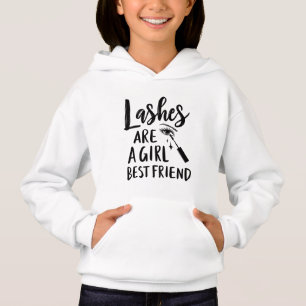 Lashes Are a Girl’s Best Friend Make Up  Hoodie